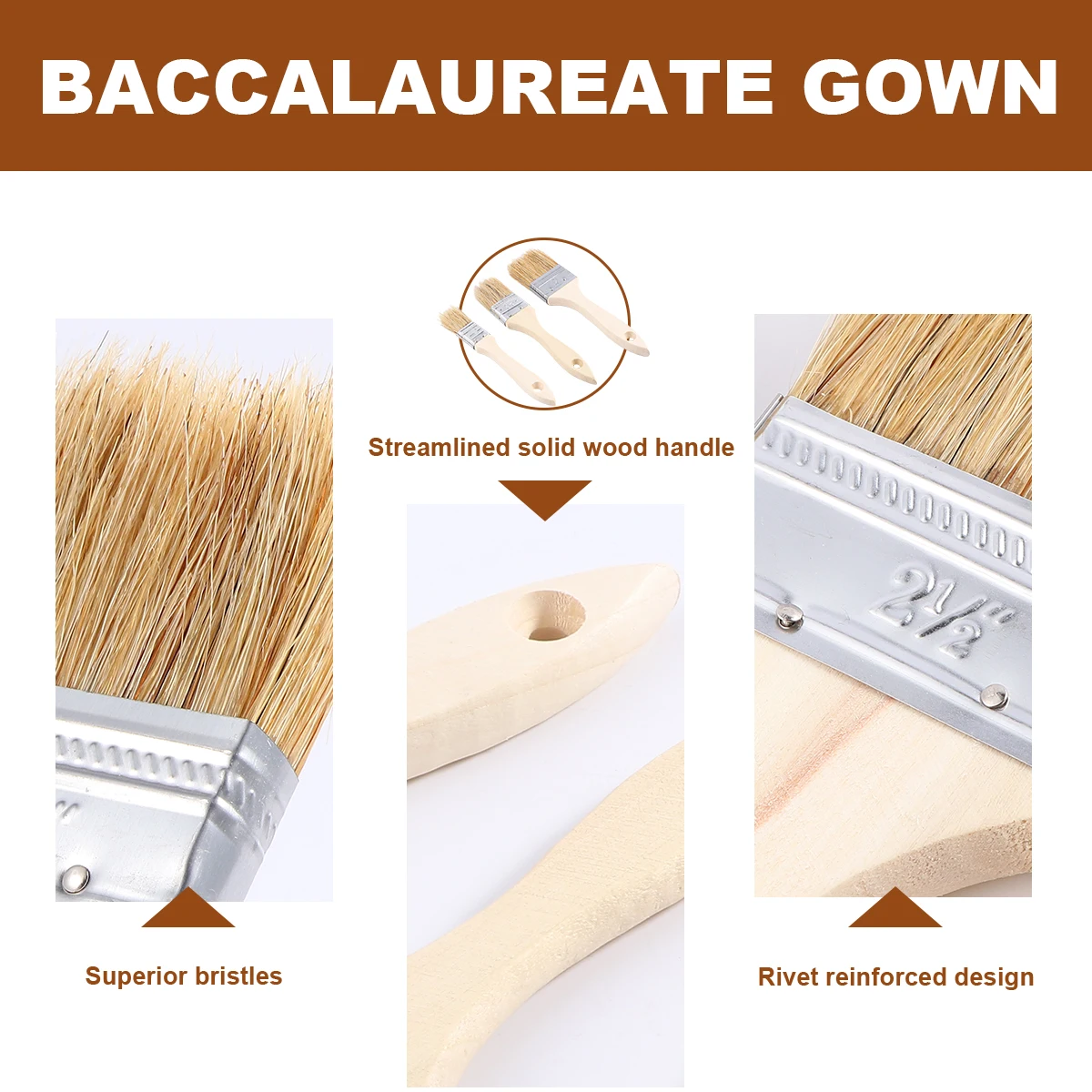 9 Pcs Paint Brush BBQ for Wood Soy Sauce Wooden Outdoor Brushes Tools Bamboo Grill
9 Pcs Paint Brush BBQ for Wood Soy Sauce Wooden Outdoor Brushes Tools Bamboo Grill