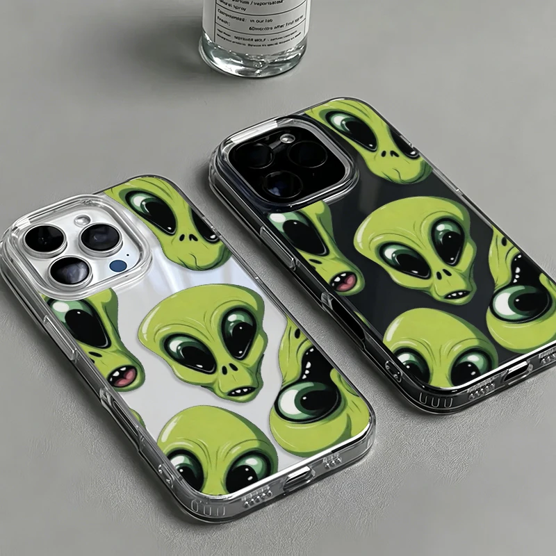 Cartoon Interest Wacky Green Alien Phone Case for IPhone Air 17 Pro Max 16 Plus 15 14 13 12 11 Pro Max Trend Soft Back Cover
Cartoon Interest Wacky Green Alien Phone Case for IPhone Air 17 Pro Max 16 Plus 15 14 13 12 11 Pro Max Trend Soft Back Cover
