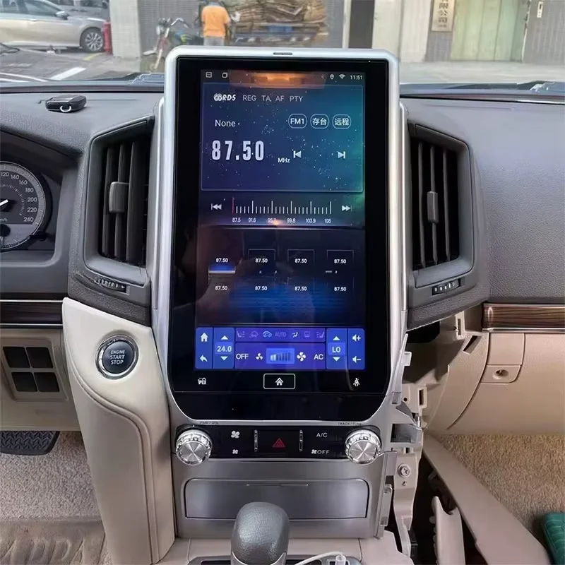 Android 13 Touch Screen Carplay Car GPS Navi Radio Stereo Receiver For Toyota Lander Cruiser LC200 2016-2020 GPS Audio Head Unit
Android 13 Touch Screen Carplay Car GPS Navi Radio Stereo Receiver For Toyota Lander Cruiser LC200 2016-2020 GPS Audio Head Unit
