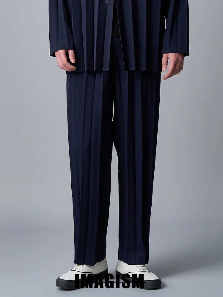 Casual Loose Straight Leg Pants Japanese Design Pleated Thin Spring Summer FF286 Busin Casual Polyester Fiber Long Trousers
Casual Loose Straight Leg Pants Japanese Design Pleated Thin Spring Summer FF286 Busin Casual Polyester Fiber Long Trousers