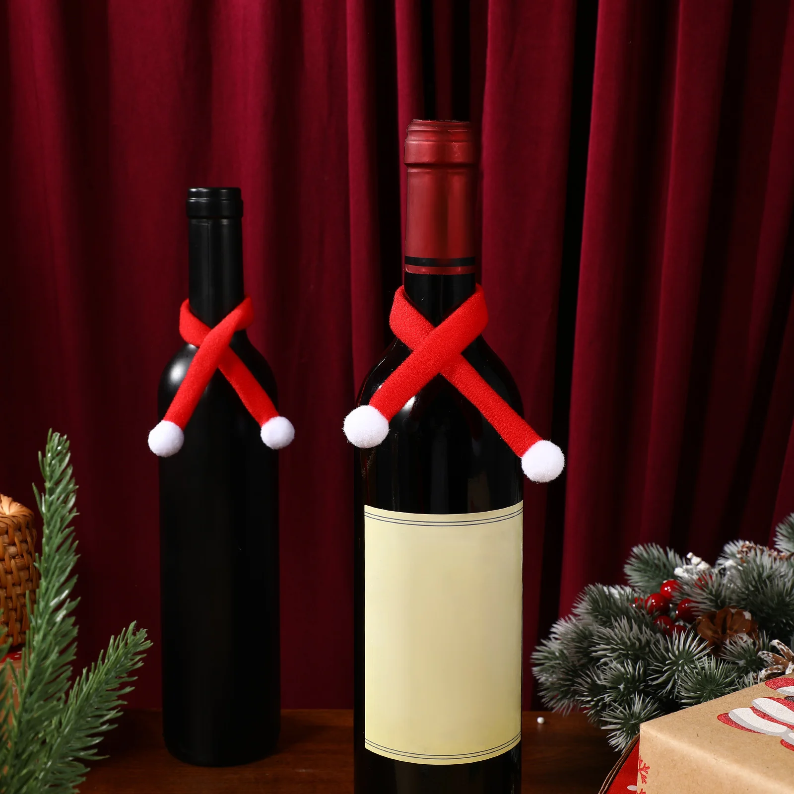 10Pcs Christmas Mini Scarf for Fabric Light Weight Comfortable Festive Decorations Craft Accessories Wine Bottle
10Pcs Christmas Mini Scarf for Fabric Light Weight Comfortable Festive Decorations Craft Accessories Wine Bottle