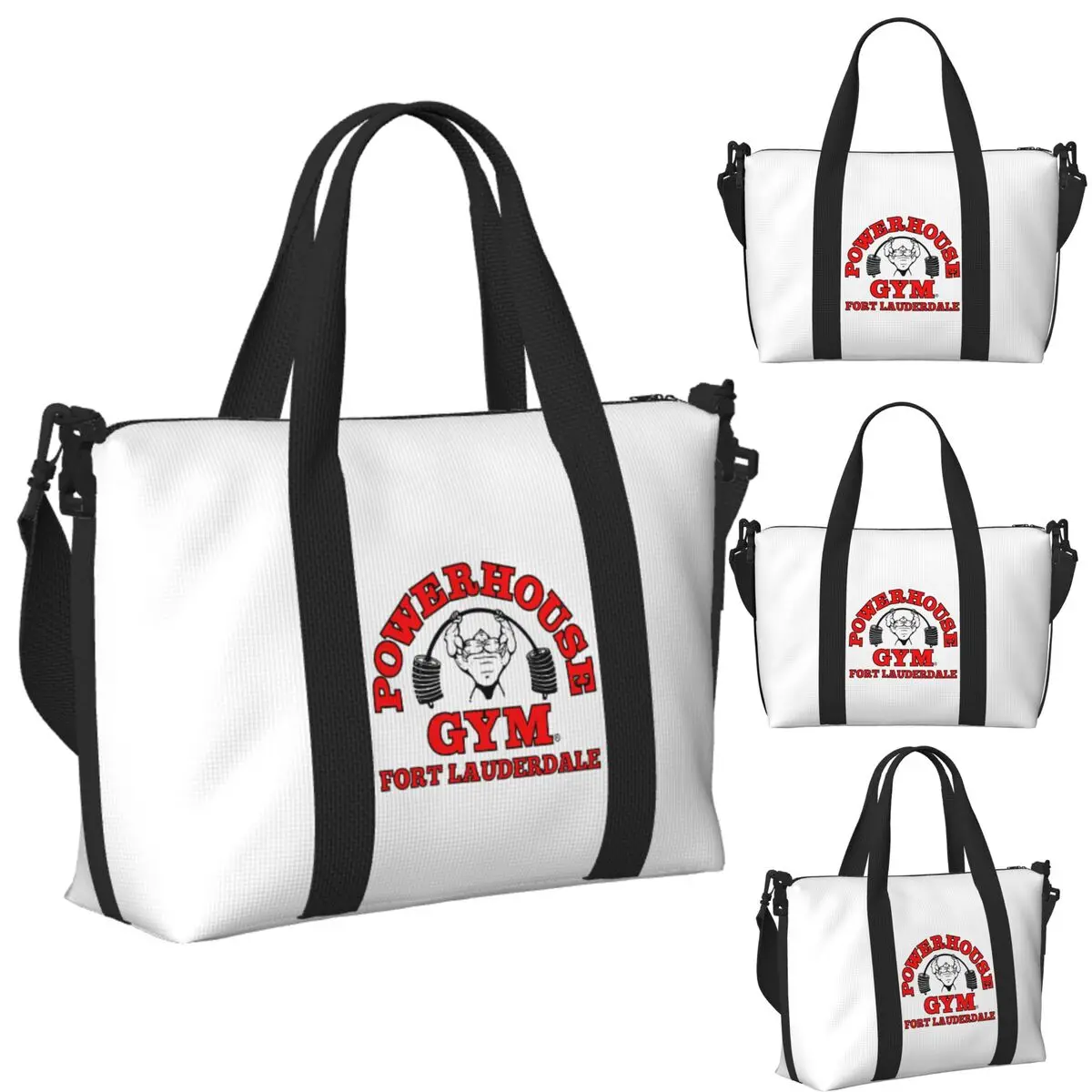 Custom Powerhouse Gym Motivation Beach Travel Bag Large Capacity Tote Bags for Gym Yoga Women Shopping Duffle Shoulder Bag
Custom Powerhouse Gym Motivation Beach Travel Bag Large Capacity Tote Bags for Gym Yoga Women Shopping Duffle Shoulder Bag