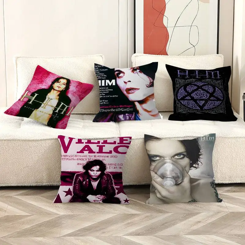 Rock Band H-HIM Personalized picture text home decorative pillows Household Gifts 45x45cm
Rock Band H-HIM Personalized picture text home decorative pillows Household Gifts 45x45cm