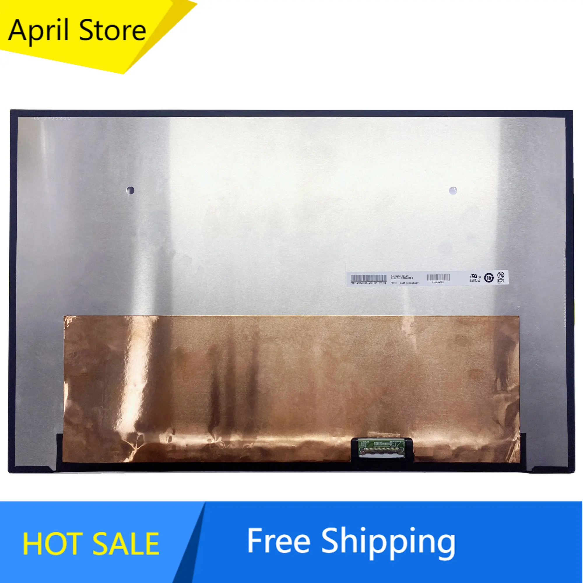 B160QAN02.Q fit NE160QDM-NY3 MNG007DA1-6 16.0'' 165Hz Laptop LCD Screen 2560×1600
B160QAN02.Q fit NE160QDM-NY3 MNG007DA1-6 16.0'' 165Hz Laptop LCD Screen 2560×1600