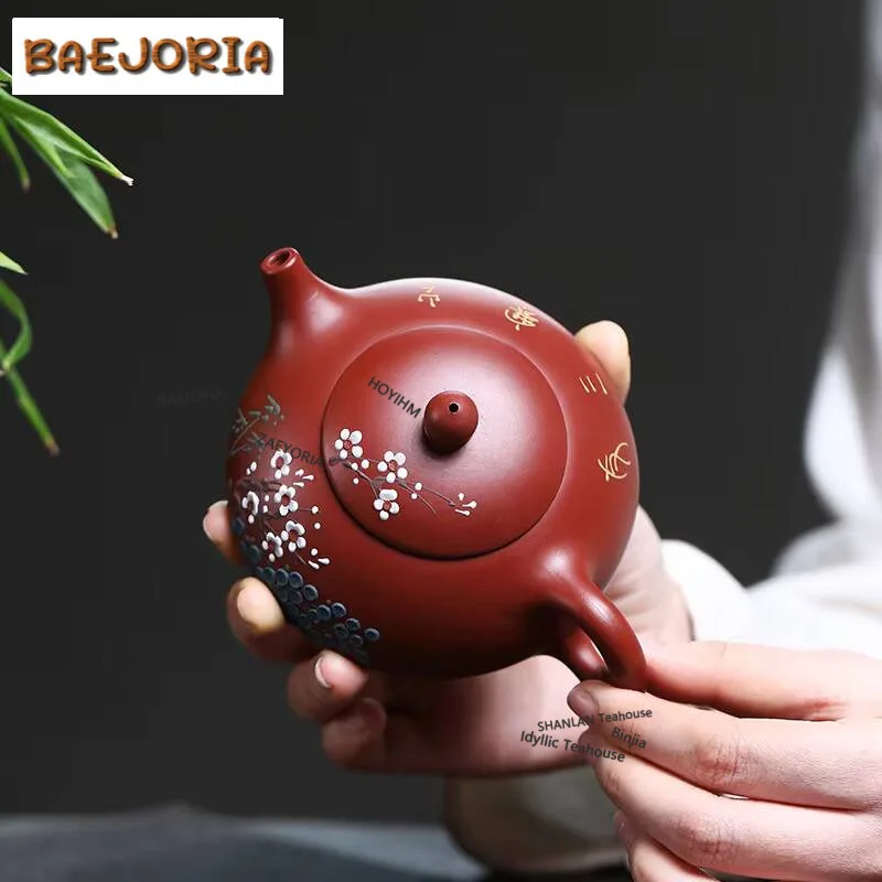 Yixing Purple Clay Teapots Handmade Pot Raw Ore Purple Mud Or Clear Water Mud Tea Maker Kettle With Filter Chinese Zisha Tea Set
Yixing Purple Clay Teapots Handmade Pot Raw Ore Purple Mud Or Clear Water Mud Tea Maker Kettle With Filter Chinese Zisha Tea Set