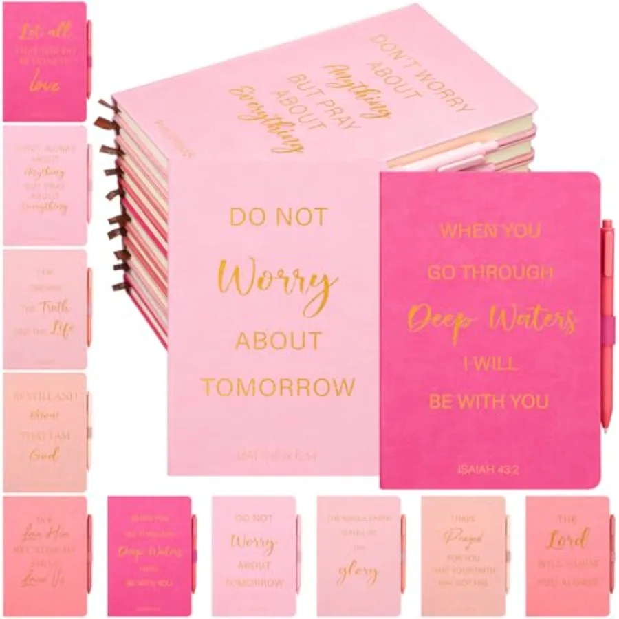 20 Pcs Christian Gifts Bulk 10pcs Leather Christian Journals for Women Bible Leather Notebooks with 10pcs Pens Inspirational A5
20 Pcs Christian Gifts Bulk 10pcs Leather Christian Journals for Women Bible Leather Notebooks with 10pcs Pens Inspirational A5