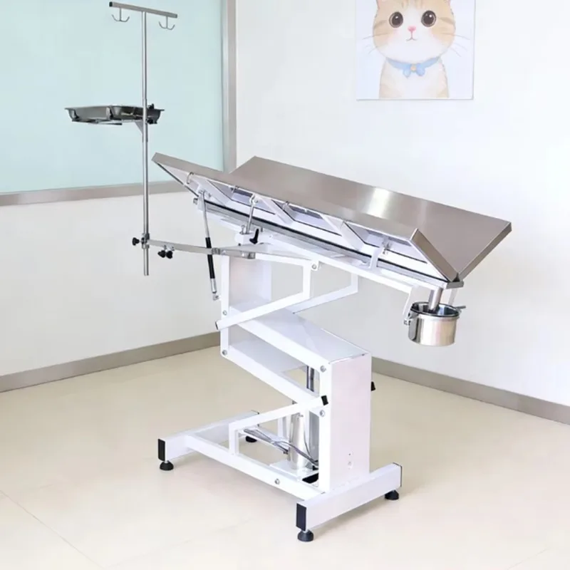Veterinary Equipment ET-4 Hydraulic Veterinary Operating Table with Electric Lift, 304 Stainless Steel V Top
Veterinary Equipment ET-4 Hydraulic Veterinary Operating Table with Electric Lift, 304 Stainless Steel V Top