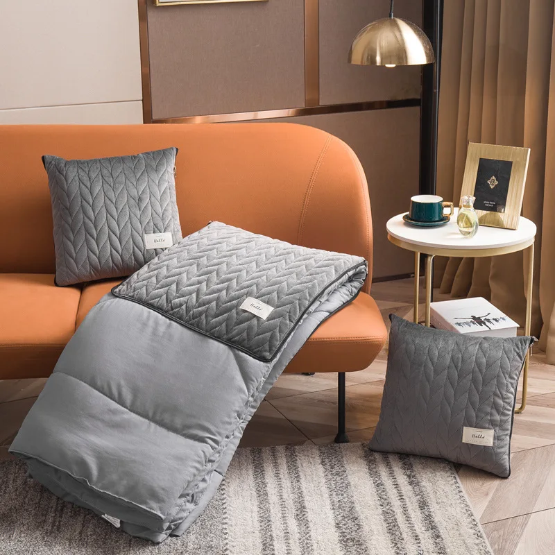 Velvet Pillow Blanket Two-In-One Thickened Office Nap Pillow Sofa Rest Pillow for Car And Air Conditioning
Velvet Pillow Blanket Two-In-One Thickened Office Nap Pillow Sofa Rest Pillow for Car And Air Conditioning