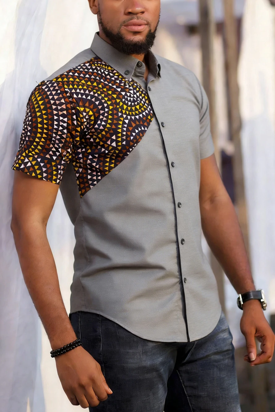 Men's Simple Casual Colorful Short-Sleeve Shirt Hawaiian Vacation Outdoor Party Business Social Men's Clothing Fast Shipping
Men's Simple Casual Colorful Short-Sleeve Shirt Hawaiian Vacation Outdoor Party Business Social Men's Clothing Fast Shipping