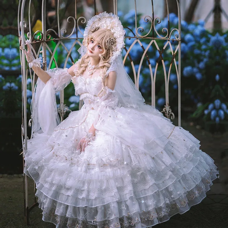 Gorgeous tea party Dream Waltz maiden Lolita dress Court gorgeous vintage dress.
Gorgeous tea party Dream Waltz maiden Lolita dress Court gorgeous vintage dress.