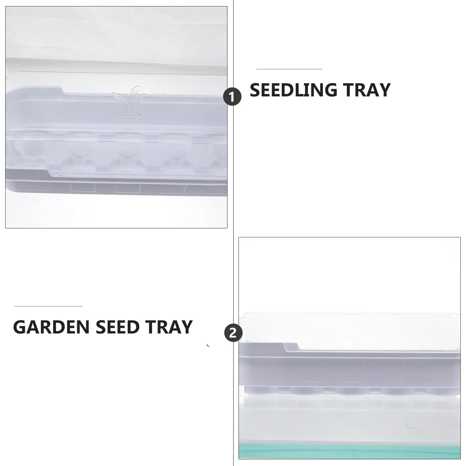 5 Pcs Seedling Box Sprouting Pot Plant Pots Starter Tray Hydroponics Gardening Outdoor Micro Plants Germination Nursery
5 Pcs Seedling Box Sprouting Pot Plant Pots Starter Tray Hydroponics Gardening Outdoor Micro Plants Germination Nursery