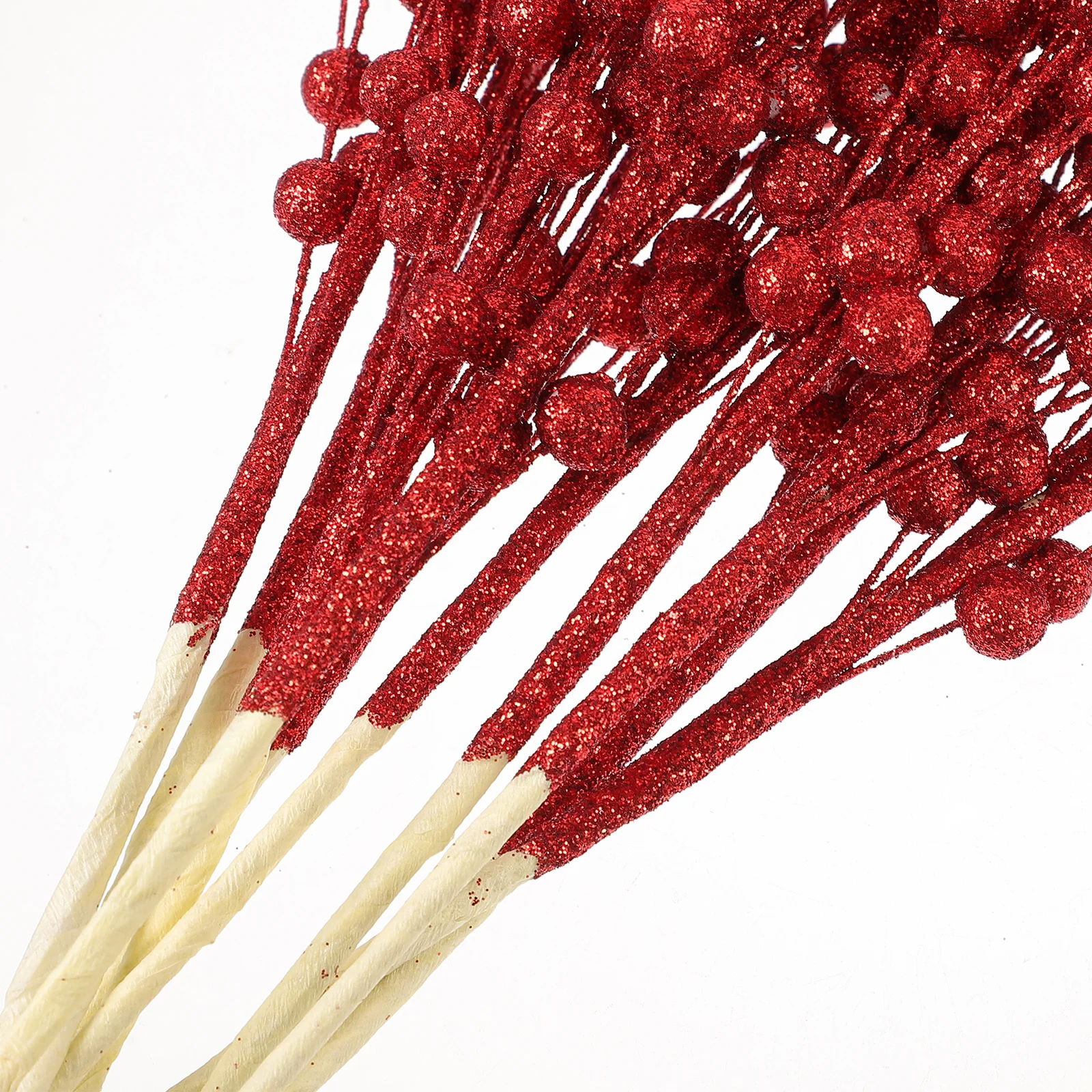 10Pcs Christmas Berry Artificial Glitter Picks Simulated Stems for Xmas Tree Decorations Holiday Wreath DIY Party Embellishments
10Pcs Christmas Berry Artificial Glitter Picks Simulated Stems for Xmas Tree Decorations Holiday Wreath DIY Party Embellishments