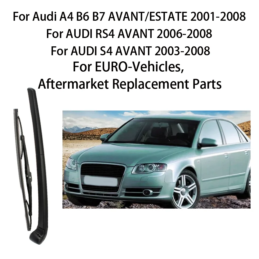 For Audi A4 B6 B7 RS4 S4 AVANT ESTATE 2002-2001-2008 Rear Windscreen Wiper Arm Blade Set
For Audi A4 B6 B7 RS4 S4 AVANT ESTATE 2002-2001-2008 Rear Windscreen Wiper Arm Blade Set