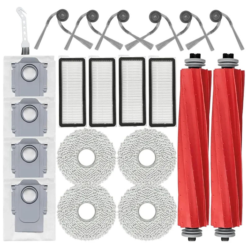 AD24 Accessory Kit For Roborock QV 35A / QR 798 / QR 598 Vacuum Cleaner Parts Main Side Brushes HEPA Filters Dust Bags Mop Pads
AD24 Accessory Kit For Roborock QV 35A / QR 798 / QR 598 Vacuum Cleaner Parts Main Side Brushes HEPA Filters Dust Bags Mop Pads