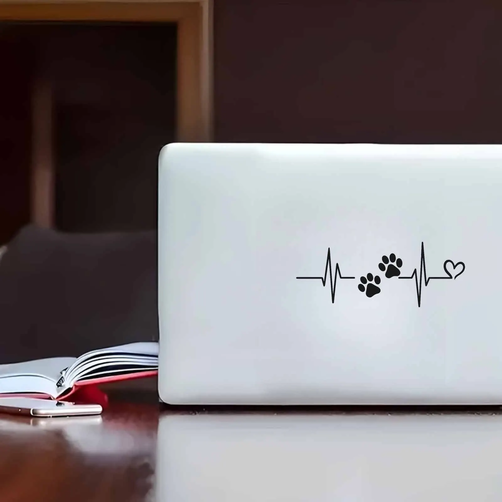 1Pc ECG Paw Print Vinyl Sticker, Waterproof Self-Adhesive Decal for Cars, RVs, Motorcycles, Glass, Metal, Cups & Laptops
1Pc ECG Paw Print Vinyl Sticker, Waterproof Self-Adhesive Decal for Cars, RVs, Motorcycles, Glass, Metal, Cups & Laptops