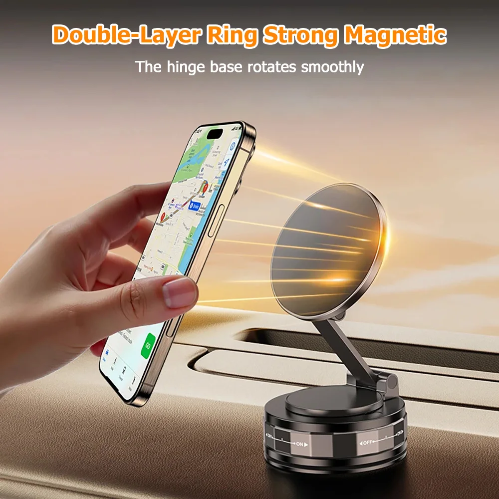 Vacuum Suction Magnetic Phone Car Holder Lazy Foldable Adsorption Bracket 360 Rotation Dashboard for iPhone Samsung
Vacuum Suction Magnetic Phone Car Holder Lazy Foldable Adsorption Bracket 360 Rotation Dashboard for iPhone Samsung