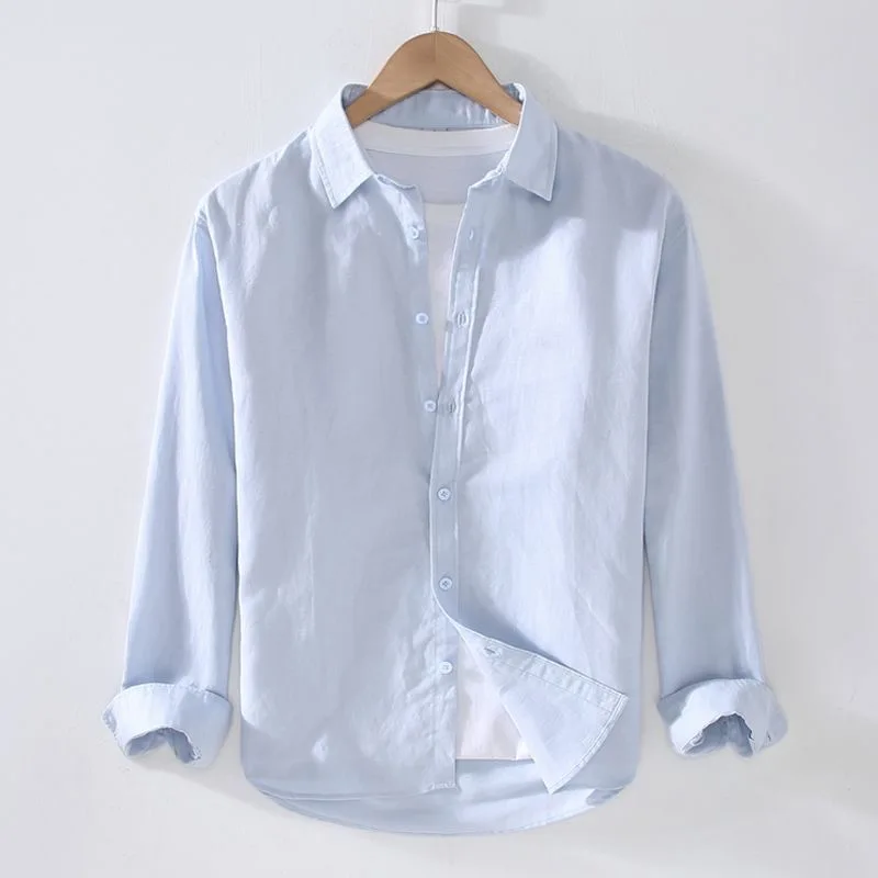 Men's Summer Linen Sun Protection Outerwear Shirt Thin Long Sleeve Cotton Linen Casual Wear Top Fashion Urban Style Spring
Men's Summer Linen Sun Protection Outerwear Shirt Thin Long Sleeve Cotton Linen Casual Wear Top Fashion Urban Style Spring