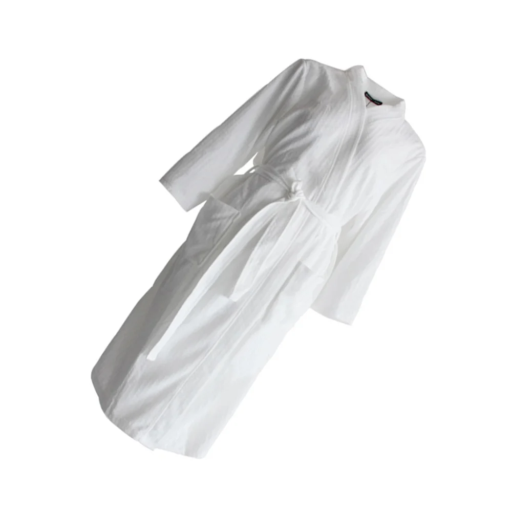Seven-quarter Sleeve Nightgown Bathrobe White M-code Quick-dry Practical Polyester Couple Robe Breathable Absorb Water
Seven-quarter Sleeve Nightgown Bathrobe White M-code Quick-dry Practical Polyester Couple Robe Breathable Absorb Water