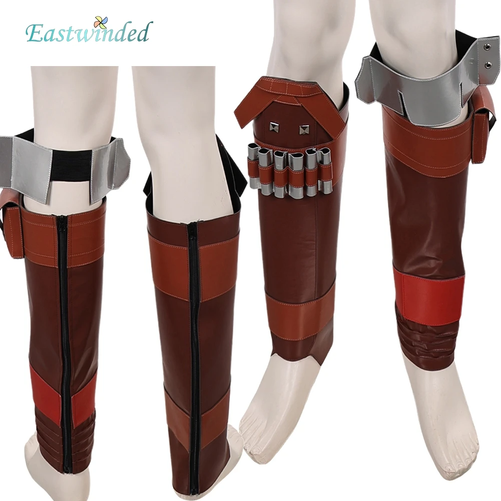 TV Bounty Hunter Din Djarin Cosplay Shin Guard Knee Pad Brown Leather Leg Protector Costume Accessories Props Halloween Carnival
TV Bounty Hunter Din Djarin Cosplay Shin Guard Knee Pad Brown Leather Leg Protector Costume Accessories Props Halloween Carnival