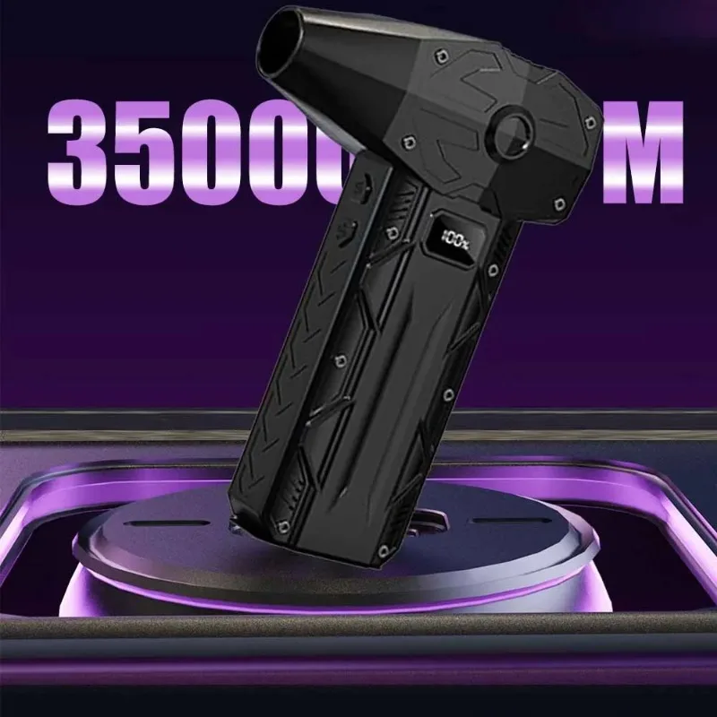 Мини-турбоструйный вентилятор 8000 мАч со светодиодным дисплеем, 350000 об/мин, электрическая воздушная тряпка, скорость ветра, 52 м/с, пылеочиститель, пистолет, инструмент для очистки воздуходувки
Мини-турбоструйный вентилятор 8000 мАч со светодиодным дисплеем, 350000 об/мин, электрическая воздушная тряпка, скорость ветра, 52 м/с, пылеочиститель, пистолет, инструмент для очистки воздуходувки