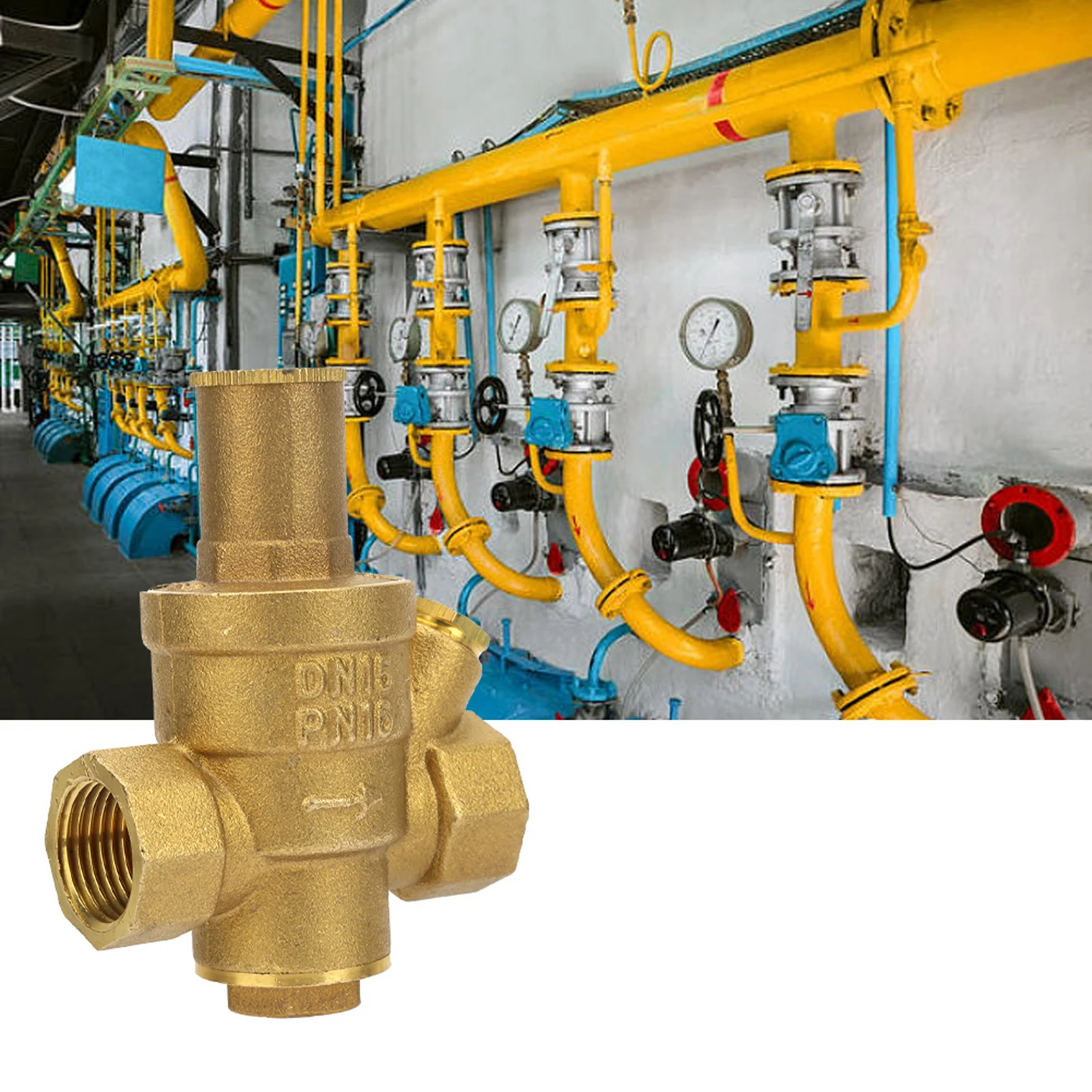 Brass Adjustable Water Pressure Reducing Regulator Valve Thread DN15 1/2" Brass Pressure Reducing Valve
Brass Adjustable Water Pressure Reducing Regulator Valve Thread DN15 1/2" Brass Pressure Reducing Valve