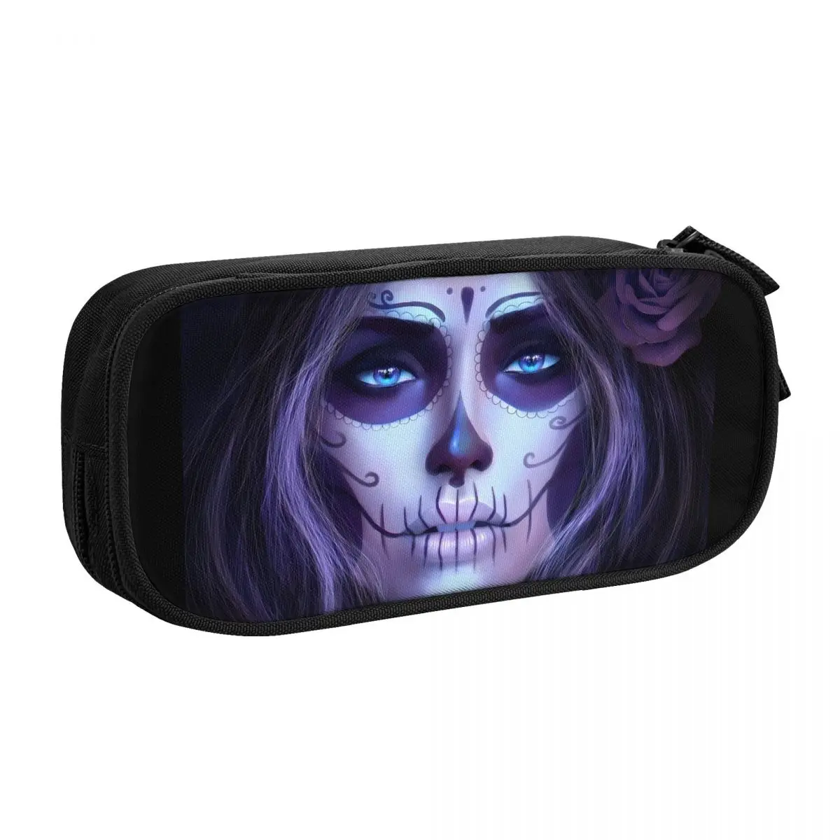 Skull Girl Day Dead Bride Dark Color Roses Big Capacity Pencil Pen Case School Large Storage Bag Pouch Holder Box Organizer
Skull Girl Day Dead Bride Dark Color Roses Big Capacity Pencil Pen Case School Large Storage Bag Pouch Holder Box Organizer