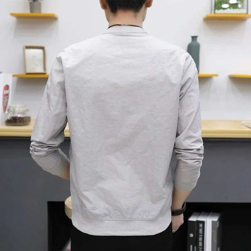 Тонкая куртка, ультратонкая водонепроницаемая солнцезащитная тонкая одежда, мужская летняя велосипедная куртка для бега, мужская быстросохнущая дышащая куртка для кемпинга 
Тонкая куртка, ультратонкая водонепроницаемая солнцезащитная тонкая одежда, мужская летняя велосипедная куртка для бега, мужская быстросохнущая дышащая куртка для кемпинга