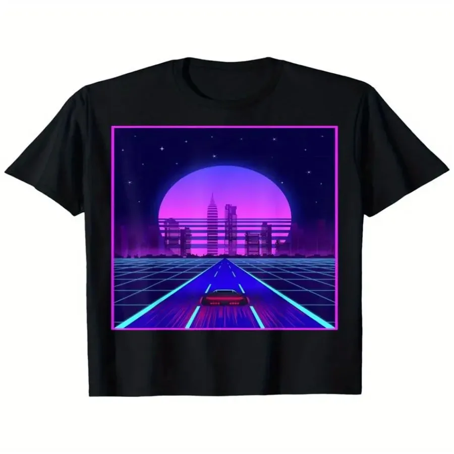 【New Arrival】Synthwave Retro Neon City Car Graphic T-Shirt Vaporwave 80s Aesthetic Casual Cotton Tee
【New Arrival】Synthwave Retro Neon City Car Graphic T-Shirt Vaporwave 80s Aesthetic Casual Cotton Tee