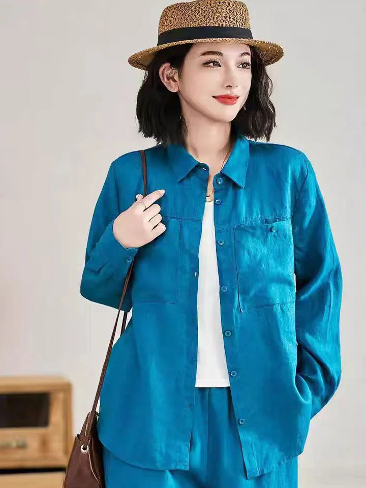 Casual Cotton Linen Straight Leg Pants Set Nine Points Spring Summer Loose Fit Women's Faion Two-Piece Suit Comfortable Lei...
Casual Cotton Linen Straight Leg Pants Set Nine Points Spring Summer Loose Fit Women's Faion Two-Piece Suit Comfortable Lei...