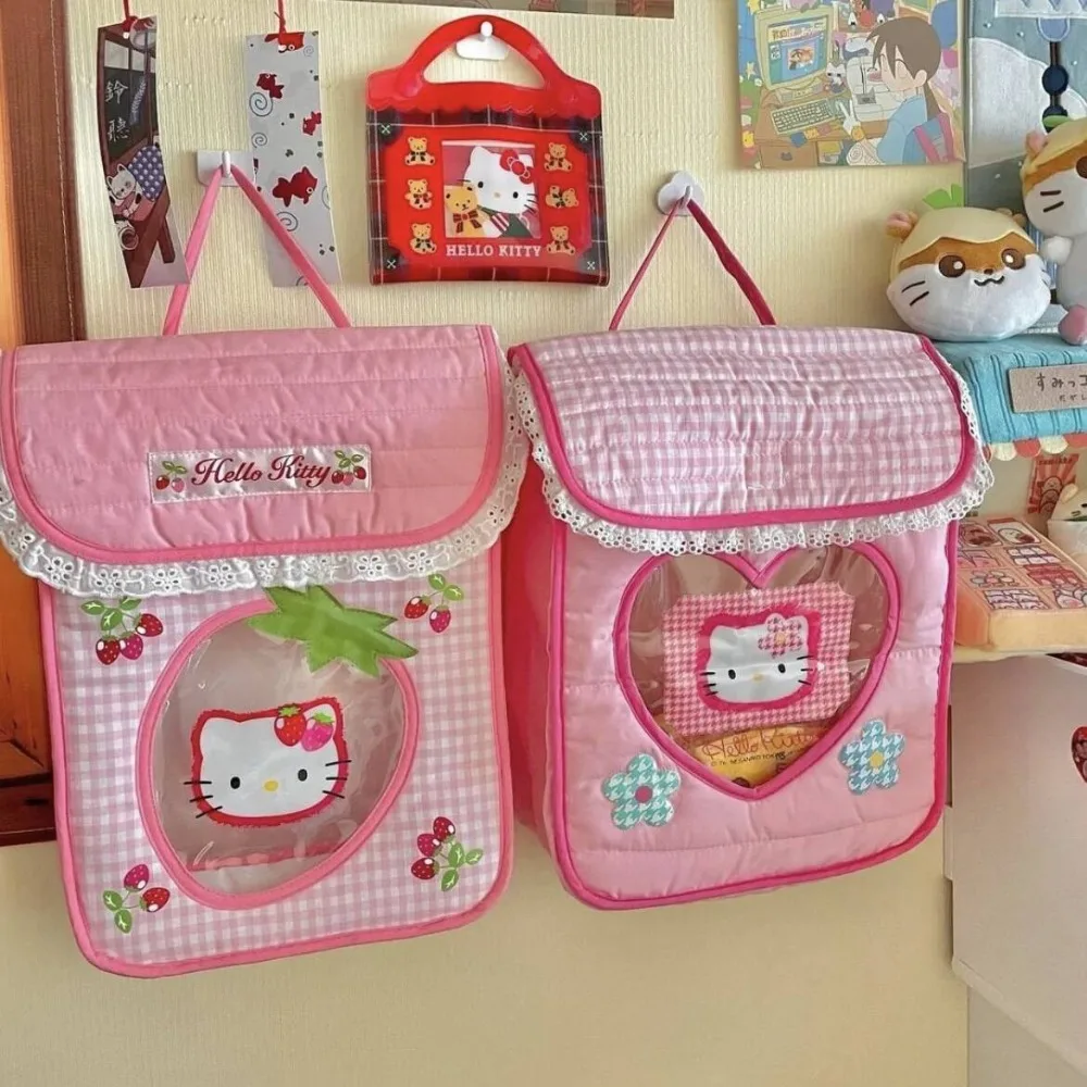 Новая сумка для хранения Hello Kitty, милая холщовая портативная подвесная сумка Kuromi Cinnamoroll, дорожная вместительная сумка-допамин
Новая сумка для хранения Hello Kitty, милая холщовая портативная подвесная сумка Kuromi Cinnamoroll, дорожная вместительная сумка-допамин