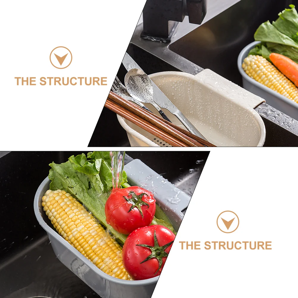 3Pcs Sink Strainer Premium Plastic Drain Basket for Kitchen Sink Smooth Easy Clean Multi-Functional Storage Rack with Groove
3Pcs Sink Strainer Premium Plastic Drain Basket for Kitchen Sink Smooth Easy Clean Multi-Functional Storage Rack with Groove