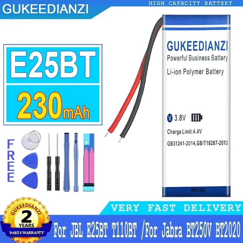 For JBL E25BT Bluetooth Speaker Battery, 230mah High Capacity Replacement 
For JBL E25BT Bluetooth Speaker Battery, 230mah High Capacity Replacement