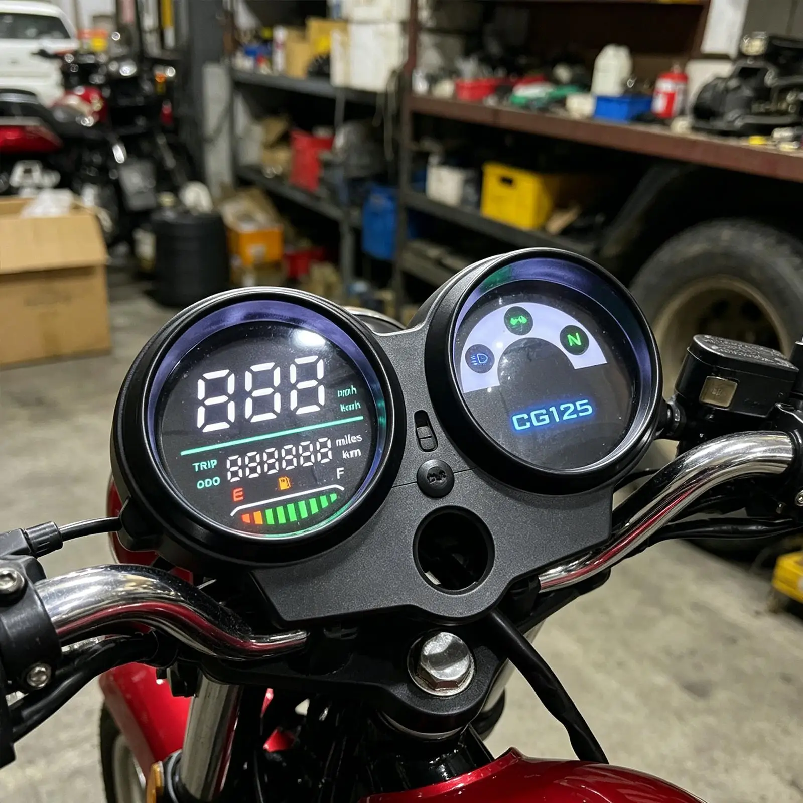 Motorcycle Digital Speedometer High Performance Dashboard Instrument Cluster Gauge for CG125 Fan125 Titan 125 Replacement Part
Motorcycle Digital Speedometer High Performance Dashboard Instrument Cluster Gauge for CG125 Fan125 Titan 125 Replacement Part