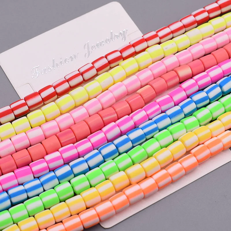 New Bicolor Color Barrel Beads DIY Jewelry Findings Polymer Clay Beads Tube Spacer Loose Beads For Jewelry Making DIY Bracelet
New Bicolor Color Barrel Beads DIY Jewelry Findings Polymer Clay Beads Tube Spacer Loose Beads For Jewelry Making DIY Bracelet