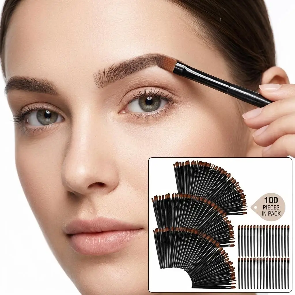 100pcs Disposable Lip Brush Gloss Wands Applicator Professional Makeup Cosmetic Brush Lip Liner Brush Eyeliner Brush Makeup Tool
100pcs Disposable Lip Brush Gloss Wands Applicator Professional Makeup Cosmetic Brush Lip Liner Brush Eyeliner Brush Makeup Tool