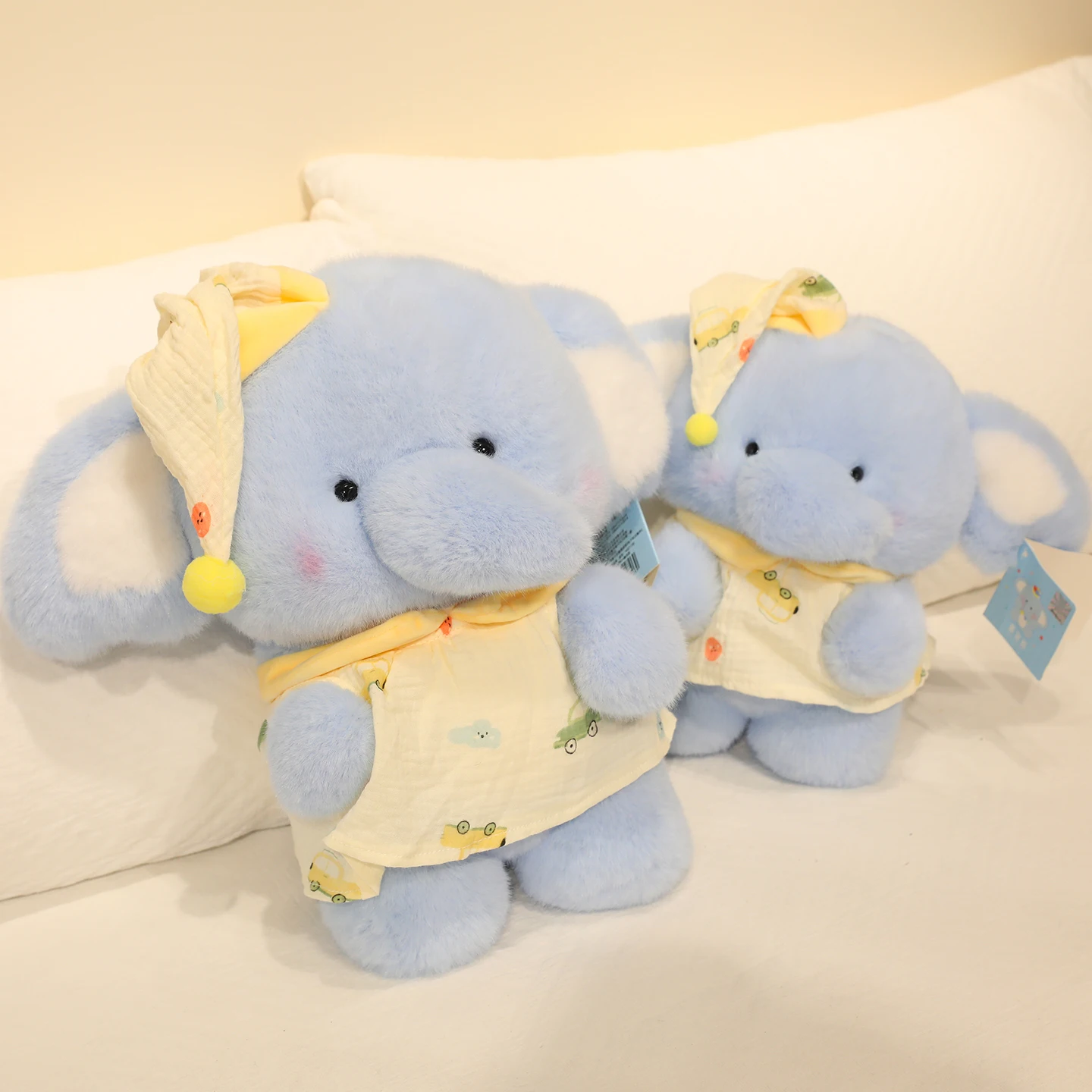 Cute Pajamas Blue Elephant Plush Toys Cartoon Stuffed Animals Plushies Doll Soft Kids Babys Appease Pillow for Girls Gifts Deco
Cute Pajamas Blue Elephant Plush Toys Cartoon Stuffed Animals Plushies Doll Soft Kids Babys Appease Pillow for Girls Gifts Deco