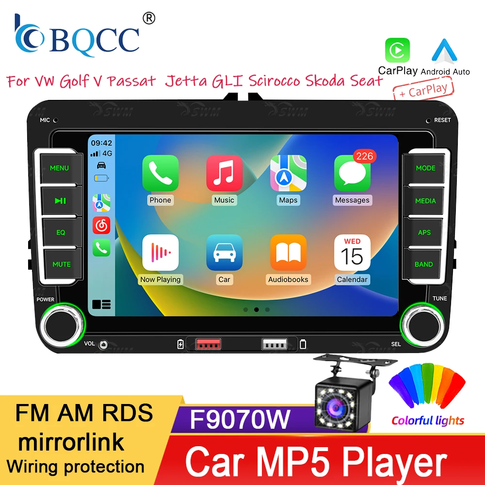 BQCC 2 din Car Radio 7 Inch HD Autoradio Multimedia Player Car Audio Car Stereo MP5 Bluetooth USB TF FM Camera For Volkswagen
BQCC 2 din Car Radio 7 Inch HD Autoradio Multimedia Player Car Audio Car Stereo MP5 Bluetooth USB TF FM Camera For Volkswagen