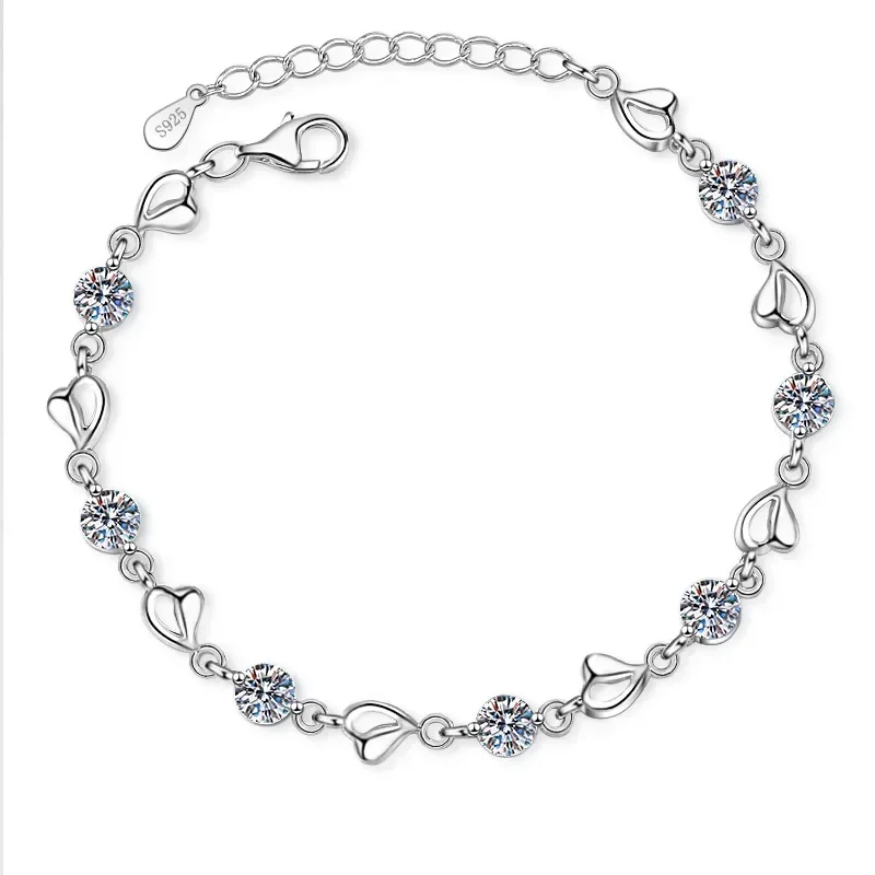 Peculiar Heart Shape PT950 Platinum Women's Daily Bracelet, 3.5 Carat Moissanite Diamond Hand Chain GRA Certified for Female
Peculiar Heart Shape PT950 Platinum Women's Daily Bracelet, 3.5 Carat Moissanite Diamond Hand Chain GRA Certified for Female