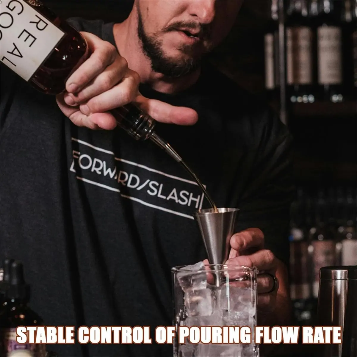 Stainless Steel Pour Spouts for Liquor Bottles with Rubber Dust Caps,for Olive Oil Wine Syrup Bar Bartending Accessories
Stainless Steel Pour Spouts for Liquor Bottles with Rubber Dust Caps,for Olive Oil Wine Syrup Bar Bartending Accessories