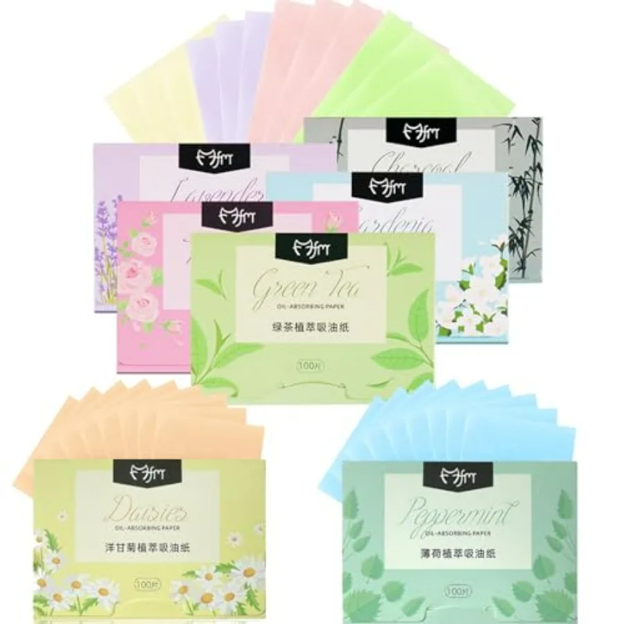 700Pcs Oil Absorbing Facial Sheets, Oil Blotting Paper Sheets Blotting Paper Oily Skin Portable Blotting Papers for Face and No
700Pcs Oil Absorbing Facial Sheets, Oil Blotting Paper Sheets Blotting Paper Oily Skin Portable Blotting Papers for Face and No
