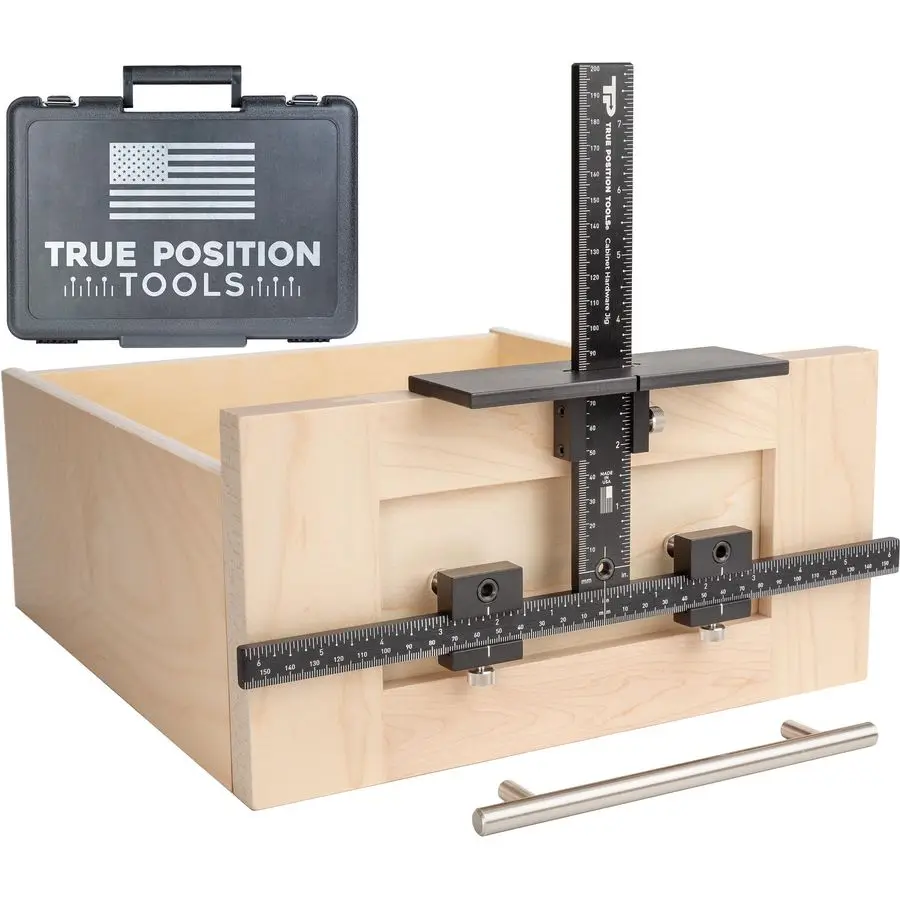 Original Cabinet Hardware Jig Made in USA Most Accurate Tool for Knobs and Pulls Hand Calibrated by True Position Tools
Original Cabinet Hardware Jig Made in USA Most Accurate Tool for Knobs and Pulls Hand Calibrated by True Position Tools