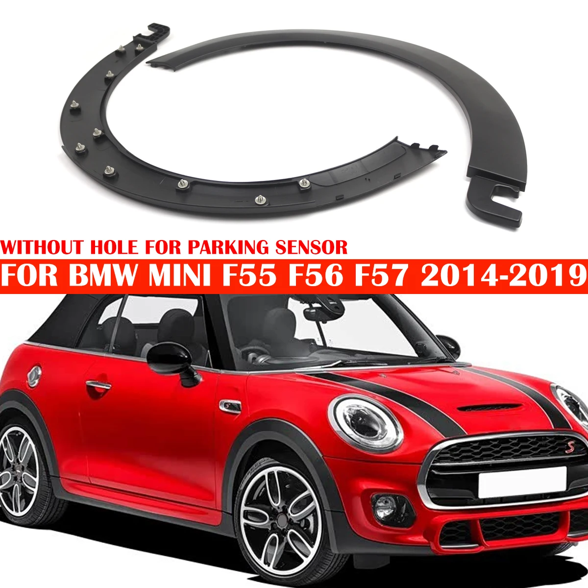 Car Front Wheel Arch Trim Eyebrow Upper Fender Rubber Cover Auto Fender For MINI F55 F56 F57 2014-2019 51777300819 51777300820
Car Front Wheel Arch Trim Eyebrow Upper Fender Rubber Cover Auto Fender For MINI F55 F56 F57 2014-2019 51777300819 51777300820