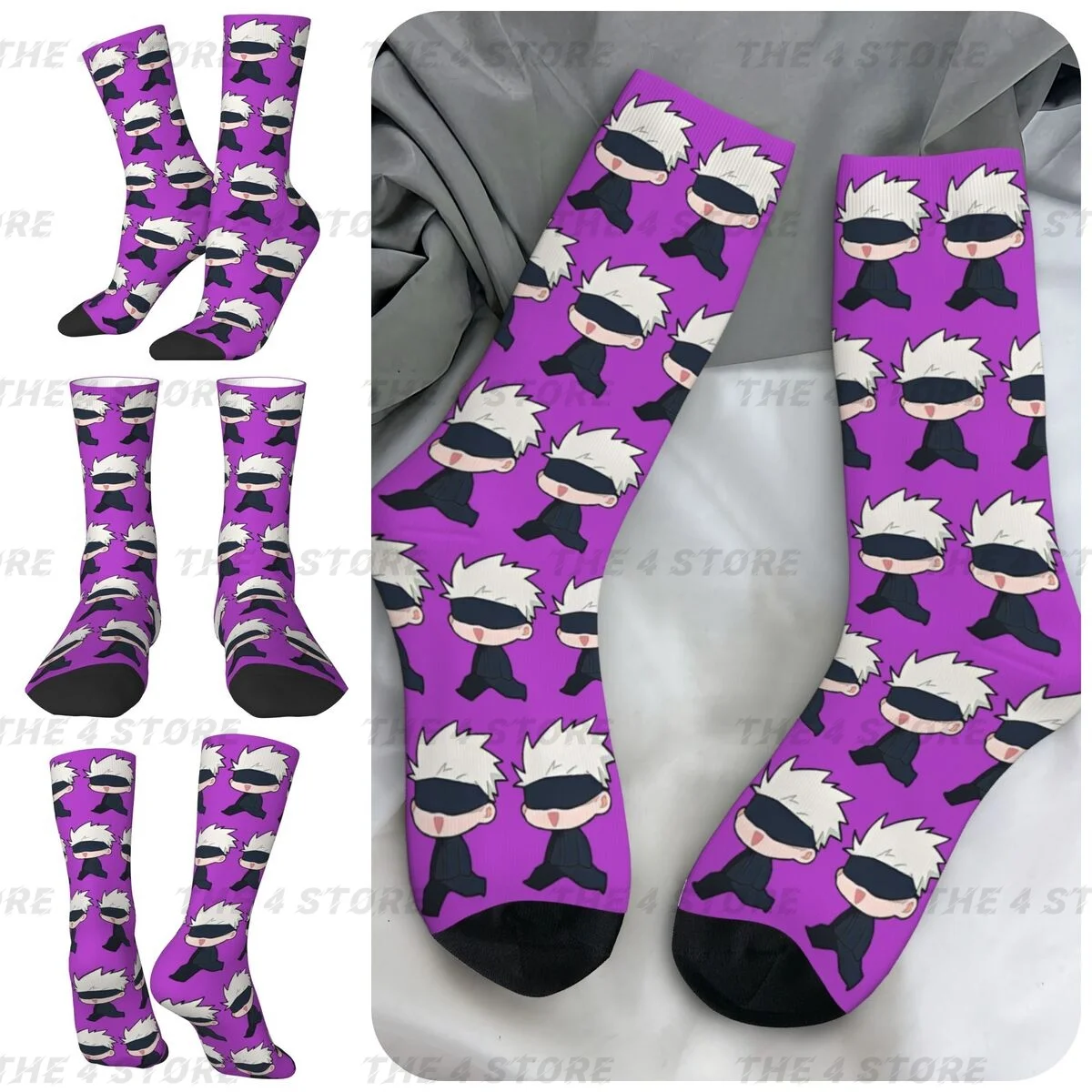 Jujutsu Kaisen Gojo Satoru High elasticity polyester fiber cosy Unisex Warm Happy 3D color printing Socks
Jujutsu Kaisen Gojo Satoru High elasticity polyester fiber cosy Unisex Warm Happy 3D color printing Socks