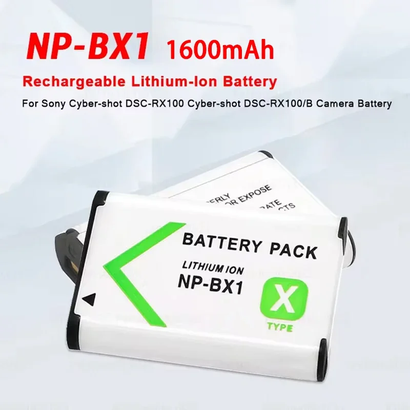 Перезаряжаемая батарея для камеры 1600 мАч NP-BX1 для Sony FDRX3000R RX100 M7 M6 AS300 HX400 HX60 WX350 AS300V HDR-AS300R FDR-X3000
Перезаряжаемая батарея для камеры 1600 мАч NP-BX1 для Sony FDRX3000R RX100 M7 M6 AS300 HX400 HX60 WX350 AS300V HDR-AS300R FDR-X3000
