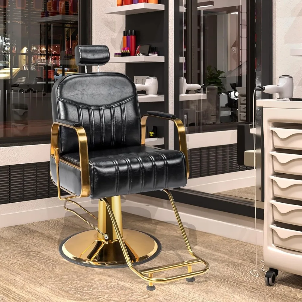 All Purpose Salon Chair with Reclining Back, Stylist Chairs for Salon, Barber Chair Heavy Duty Hair Chair for Braiding Makeup
All Purpose Salon Chair with Reclining Back, Stylist Chairs for Salon, Barber Chair Heavy Duty Hair Chair for Braiding Makeup