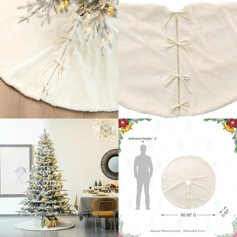 Негабаритная белая юбка из искусственного кроличьего меха для рождественской елки для праздничных украшений в деревенском стиле для дома и вечеринки
Негабаритная белая юбка из искусственного кроличьего меха для рождественской елки для праздничных украшений в деревенском стиле для дома и вечеринки
