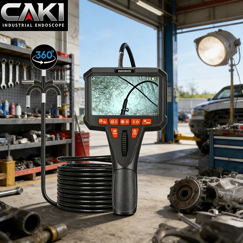 360 Articulating Borescope 1080P 6mm 4.5inch LCD Monitor Industrial Inspection Camera Diesel Engine Inspection Pipeline Aviation
360 Articulating Borescope 1080P 6mm 4.5inch LCD Monitor Industrial Inspection Camera Diesel Engine Inspection Pipeline Aviation