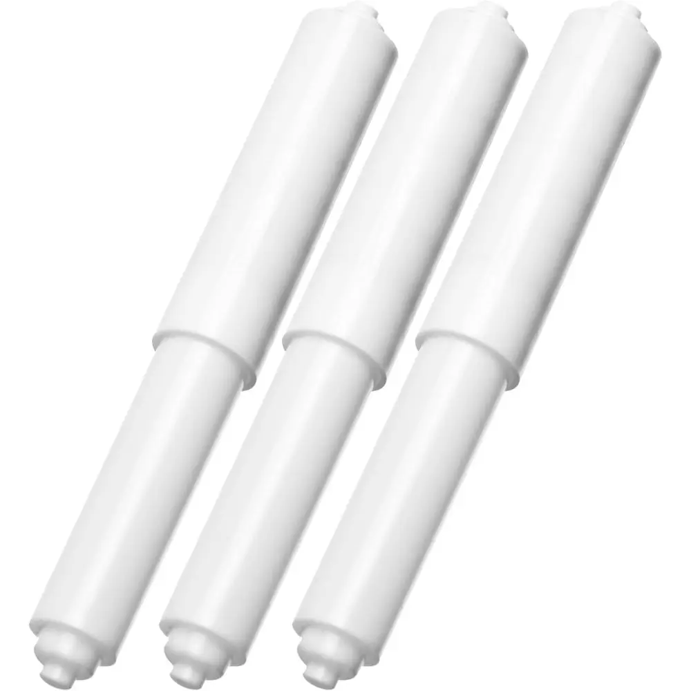 3 Pack Toilet Paper Holder Replacement Rod, Spring Loaded Roller, Universal Fit for Most Bathroom Tissue Holders, White
3 Pack Toilet Paper Holder Replacement Rod, Spring Loaded Roller, Universal Fit for Most Bathroom Tissue Holders, White