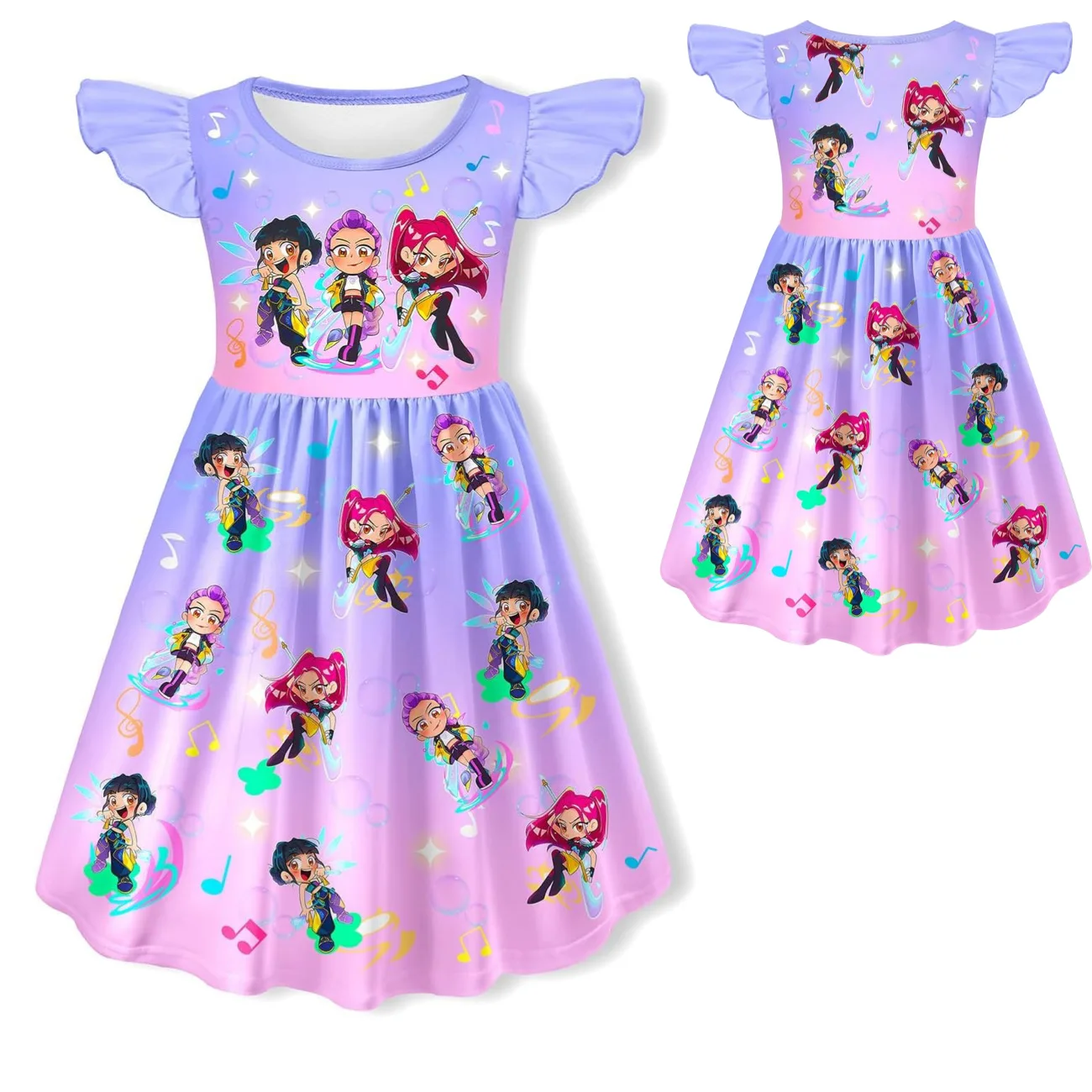 Kpop Demon Hunters Kids Dress Summer Fashion Baby Girls Princess Dress Sleepwear Girls Nightgowns Party Pajamas Clothes 
Kpop Demon Hunters Kids Dress Summer Fashion Baby Girls Princess Dress Sleepwear Girls Nightgowns Party Pajamas Clothes