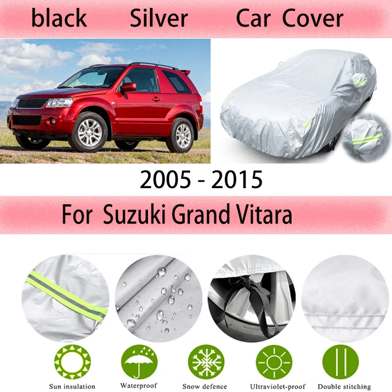 Для Suzuki Grand Vitara 2005-2015 наружная защита полный автомобильный чехол снежный чехол солнцезащитный козырек водостойкий пылезащитный внешний автомобиль
Для Suzuki Grand Vitara 2005-2015 наружная защита полный автомобильный чехол снежный чехол солнцезащитный козырек водостойкий пылезащитный внешний автомобиль